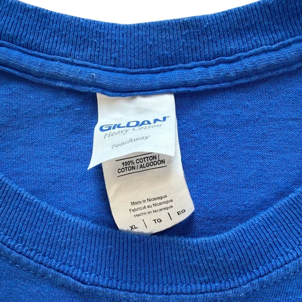 Chicago Cubs Wrigleyville MLB Baseball Blue T-Shirt XL Gildan Vintage Distressed - Picture 3 of 6